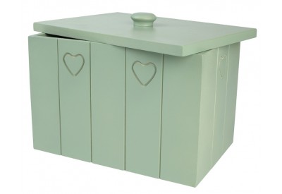 Colonial Home Bread Crock/Bin VINTAGE GREEN (L310 x W210 x H225mm / 12.2 x 8.2 x 8.8")